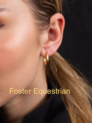 PS of Sweden Gold Hoop Earrings