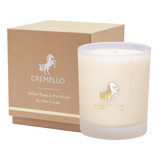 Cremello Velvet Rose & Patchouli Wax Candle