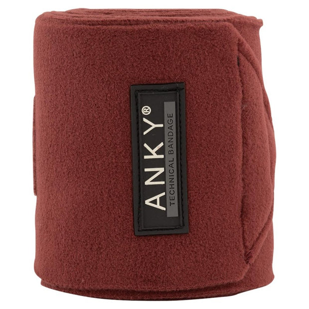 Anky AW22 Fleece Bandages - New Maroon