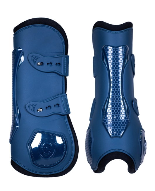 Equestrian Stockholm Blue Meadow Tendon Boots (FEI Approved)